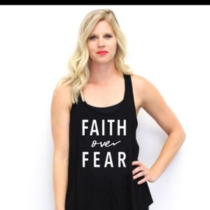 Faith Over Fear Racerback Tank